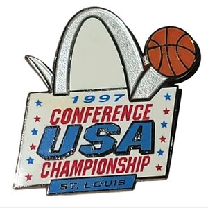 1997 Conference Basketball USA Championship Pin St. Louis Mo. Vintage Sports Pin
